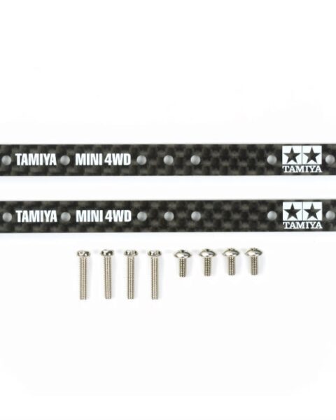 15495 - mini 4WD - HG CARBON REINFORCING PLATE SET（1.5mm） - TAMIYA