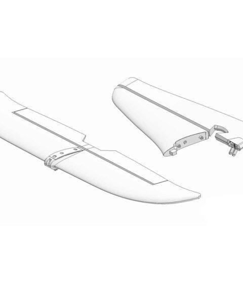 Multiplex EASYGLIDER 4 - Elevator/Rudder Set codice 224345