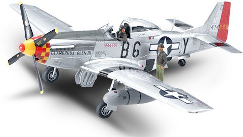 61089 -  North American P-51D Mustang 8th A.F. Aces scala 1:48 TAMIYA