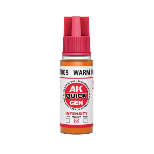 AK17009 Quick Gen WARM ORANGE 18ml colore acrilico AK Interactive