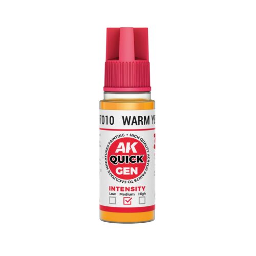 AK17010 Quick Gen WARM YELLOW 18ml colore acrilico AK Interactive