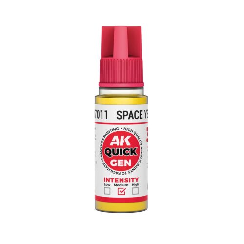 AK17011 Quick Gen SPACE YELLOW 18ml colore acrilico AK Interactive