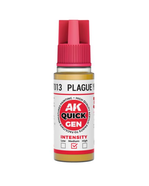 AK17013 Quick Gen PLAGUE YELLOW 18ml colore acrilico AK Interactive