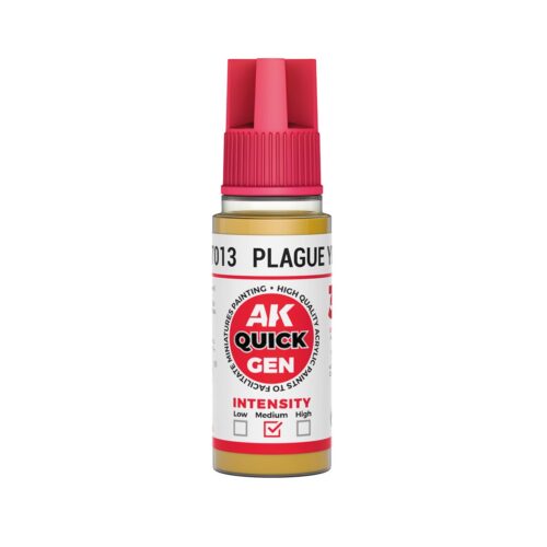 AK17013 Quick Gen PLAGUE YELLOW 18ml colore acrilico AK Interactive
