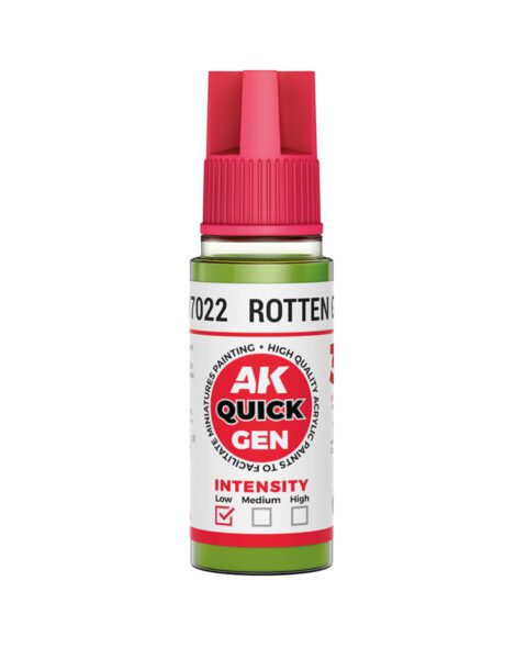 AK17022 Quick Gen ROTTEN GREEN 18ml colore acrilico AK Interactive