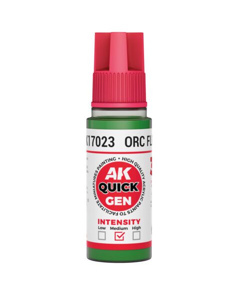 AK17023 Quick Gen ORC FLESH 18ml colore acrilico AK Interactive