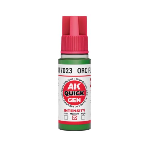 AK17023 Quick Gen ORC FLESH 18ml colore acrilico AK Interactive