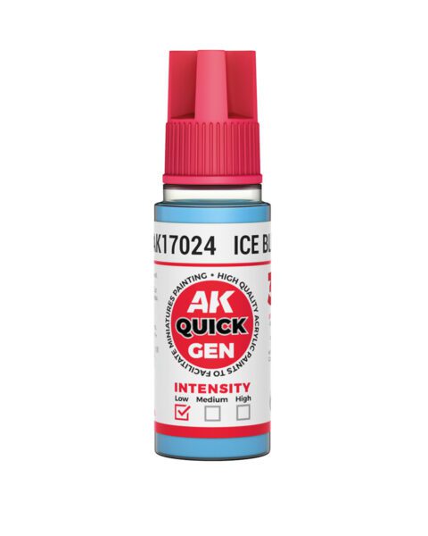 AK17024 Quick Gen ICE BLUE18ml colore acrilico AK Interactive