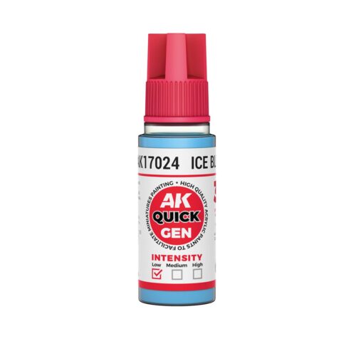 AK17024 Quick Gen ICE BLUE18ml colore acrilico AK Interactive