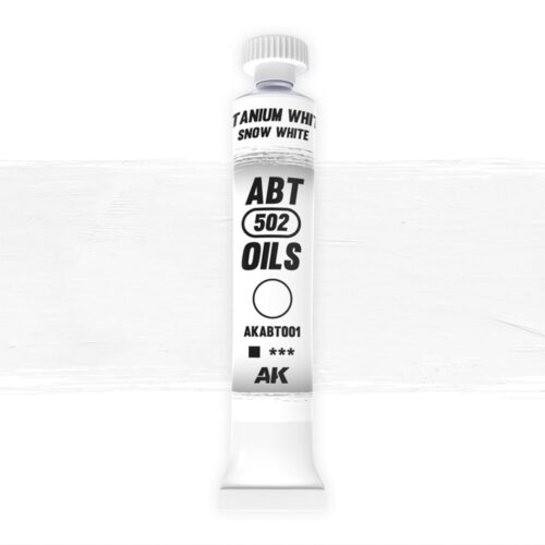 AKABT001 – Colore ad OLIO – Titanium White/Snow white 20 ml. AK INTERACTIVE