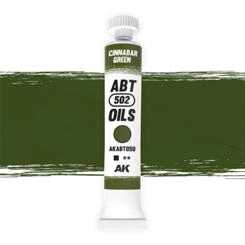 AKABT050 – Colore ad OLIO – Cinnabar Green – 20 ml. AK INTERACTIVE
