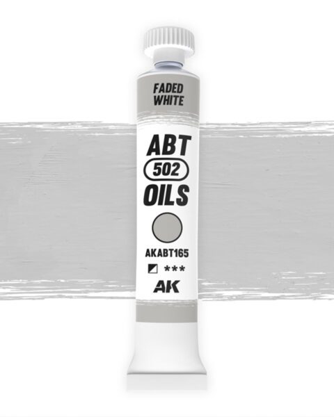 AKABT165 - Colore ad OLIO - Faded White - 20 ml. AK INTERACTIVE