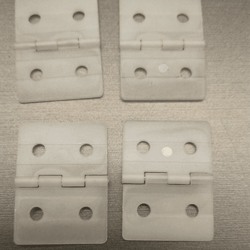 cerniere modellismo 27x35mm 4 pezzi perno metallico per parti mobili