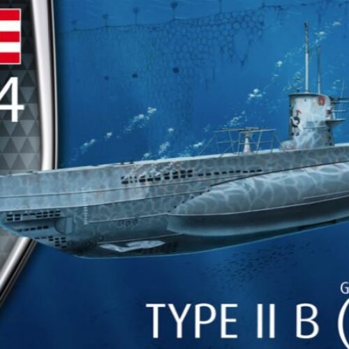 05155 – German Submarine Type IIB – scala 1:144 REVELL