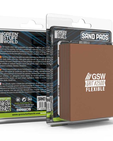 13614 - Spugne abrasive flessibili Grana 2500 - GREEN STUFF WORLD