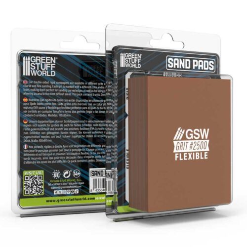 13614 – Spugne abrasive flessibili Grana 2500 – GREEN STUFF WORLD