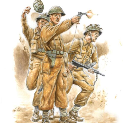 15604 – WWII BRITISH COMMONWEALTH INFANTRY scala 1:56 ITALERI