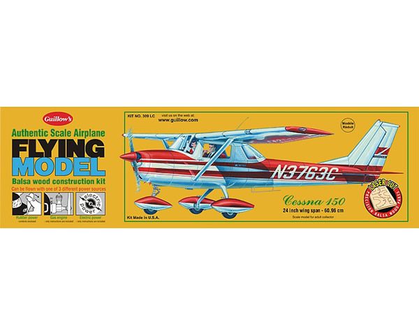 GUI309LC - Aeromodello Cessna 150 kit - GUILLOW