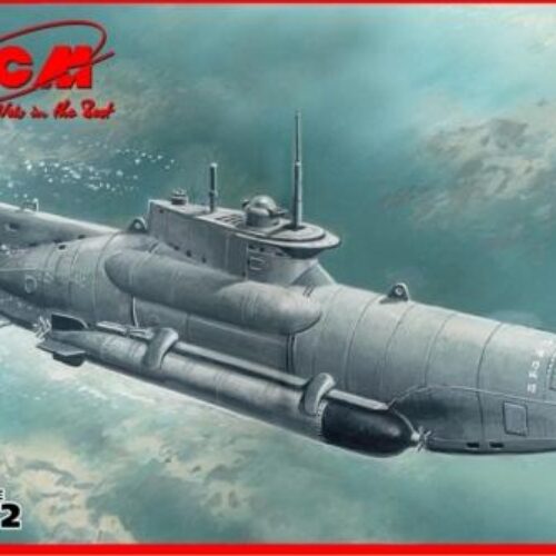 S-007 – German IIWW Midget Submarine U-Boot Type XXVIIB Seehund (late) – scala 1:72 ICM