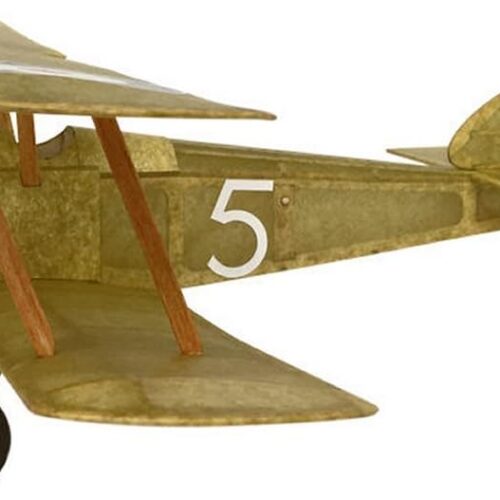 mfmSCamel – Modello vintage Sopwith Camel – Kit completo di aereo in legno di balsa alimentato da elastico – Vintage Model Company