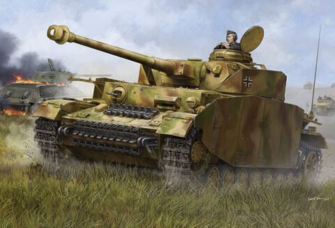 Trumpeter WWII German Medium Tank Pzkpfw IV Ausf.H 1/16