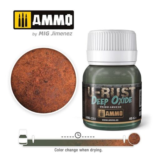 A.MIG-2251 – U-Rust – Deep Oxide  40ml AMMO MIG