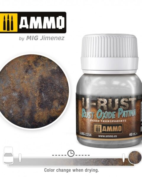 A.MIG-2254 - U-Rust - Rust Oxide Patina  40ml AMMO MIG