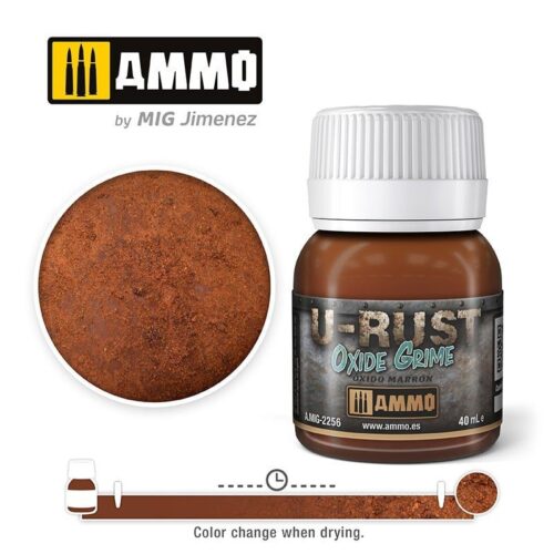 A.MIG-2256 – U-Rust – Oxide Grime  40ml AMMO MIG