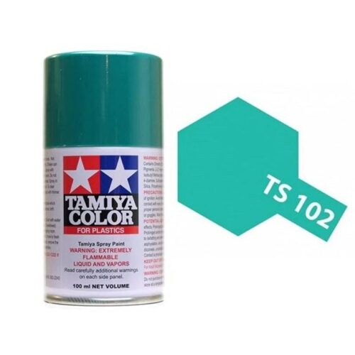 Spray Tamiya TS-102 COBALT GREEN MATT 100ml modellismo statico