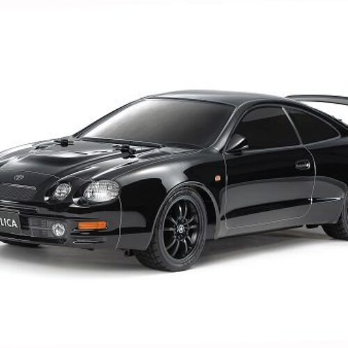 47510 TOYOTA CELICA GT-FOUR (ST205) PAINTED BLACK TT-02 Super Combo: Radio + Ricevitore + ESC
