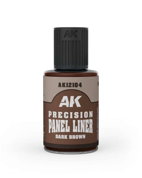 AK12104 DARK BROWN PRECISION PANEL LINER - AK INTERACTIVE