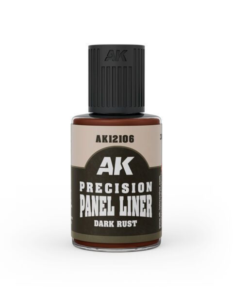AK12106 DARK RUST PRECISION PANEL LINER - AK INTERACTIVE