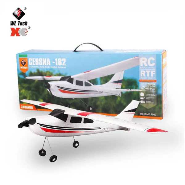 WLF949S - CESSNA-182 3CH 2.4GHZ RTF - WL TECH