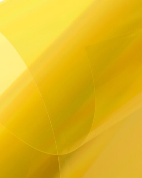 KAV60.12014.2 - Pellicola di copertura termoadesiva - Giallo trasparente - KAVAN