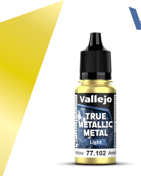 77102 VALLEJO TRUE METALLIC METAL TMM - Radiant Yellow - 18ml