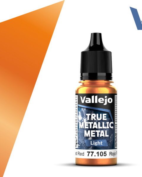 77105 VALLEJO TRUE METALLIC METAL TMM - Forged Red - 18ml
