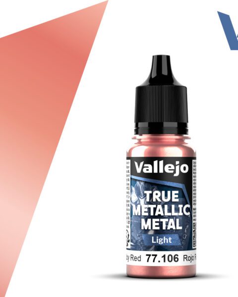 77106 VALLEJO TRUE METALLIC METAL TMM - Ruby Red - 18ml