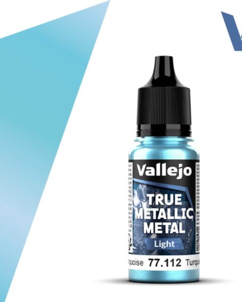77112 VALLEJO TRUE METALLIC METAL TMM - Hydra Turquoise - 18ml