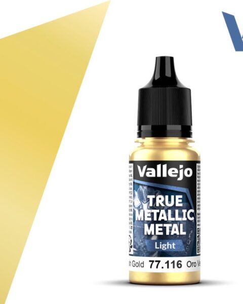 77116 VALLEJO TRUE METALLIC METAL TMM - Greenish Gold - 18ml