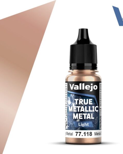 77118 VALLEJO TRUE METALLIC METAL TMM - Rusty Metal - 18ml