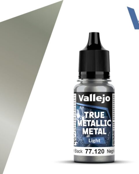 77120 VALLEJO TRUE METALLIC METAL TMM - Obsidian Black - 18ml