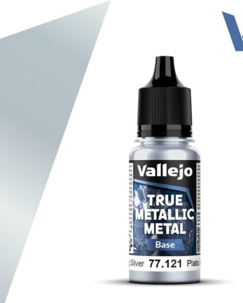 77121 VALLEJO TRUE METALLIC METAL TMM - Sterling Silver - 18ml