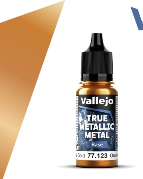 77123 VALLEJO TRUE METALLIC METAL TMM - Imperial Gold - 18ml