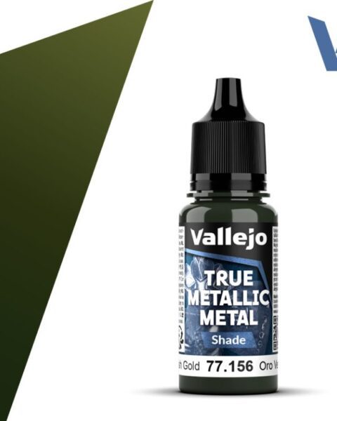77156 VALLEJO TRUE METALLIC METAL TMM - Greenish Gold - 18ml