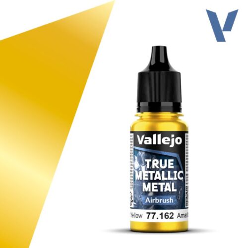77162 VALLEJO TRUE METALLIC METAL TMM – Radiant Yellow – 18ml