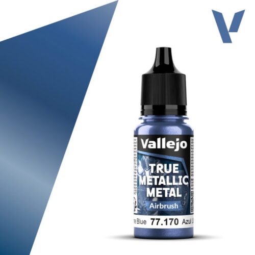 77170 VALLEJO TRUE METALLIC METAL TMM – Ultramarine Blue – 18ml