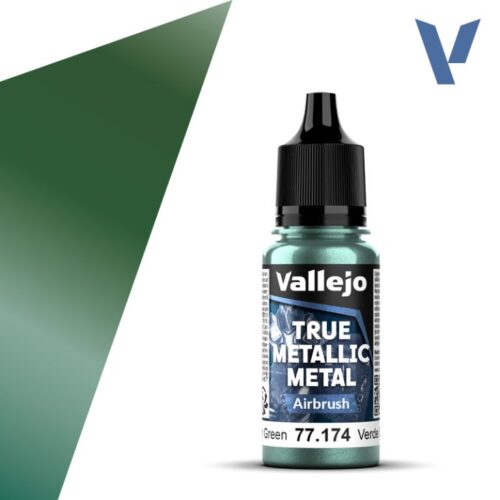 77174 VALLEJO TRUE METALLIC METAL TMM – Dusken Green – 18ml