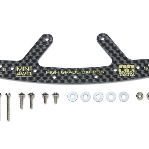 Tamiya | HG Carbon Front Bumper Plate (1.5mm) | Mini 4WD Upgrade Part