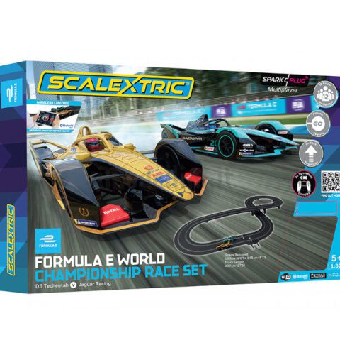 Pista elettrica Wireless x SmartPhone Dongle Carrera Formula E Race Set della Scalextric, serie "Spark Plug"