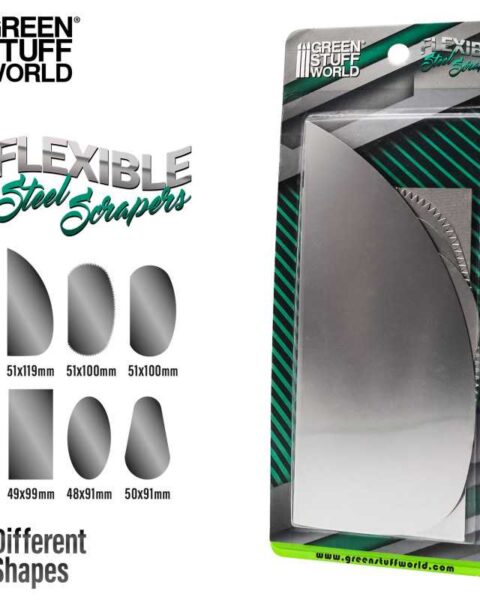 1342 Raschietti in Acciaio Flessibili GREEN STUFF WORLD